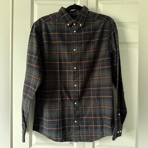 H&M Men's Plaid Button-Down Shirt